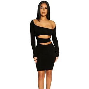 Naked Wardrobe Cuts Off Dress